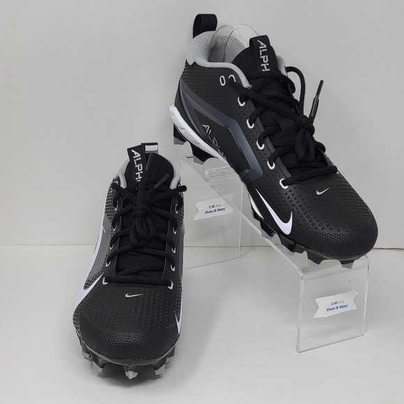 Nike Alpha Menace 4 Varsity Men’s Football Cleats Black FN0027-001 Size 11 New - Picture 3 of 9